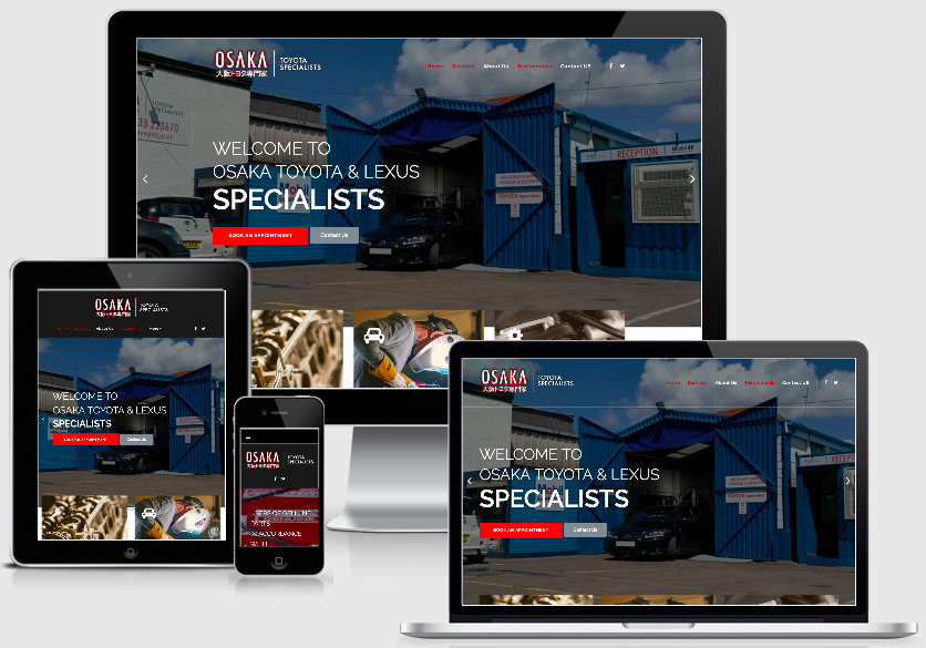 Specialist Garage Website Design and Development