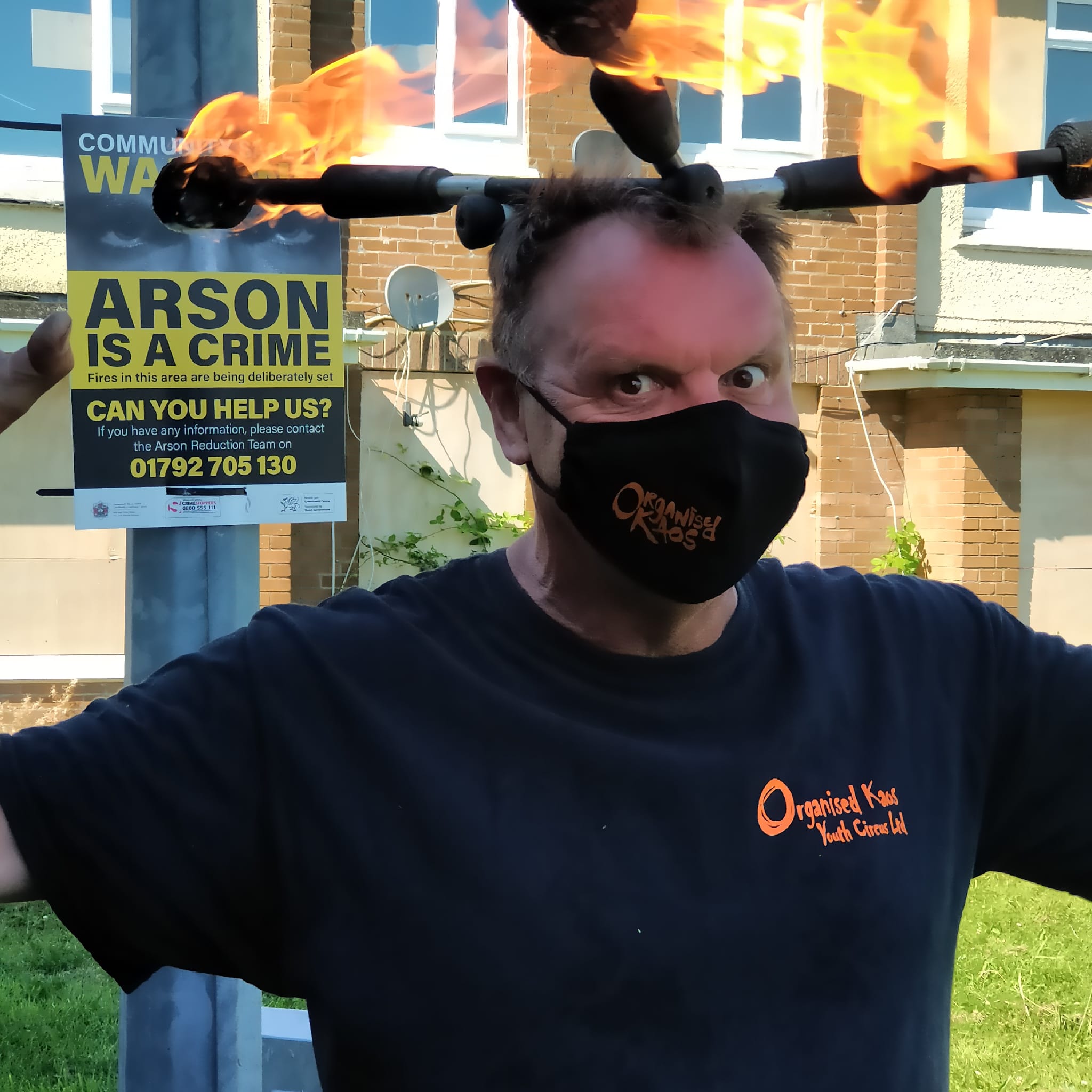 Mr Jules - say no to arson - Organised Kaos