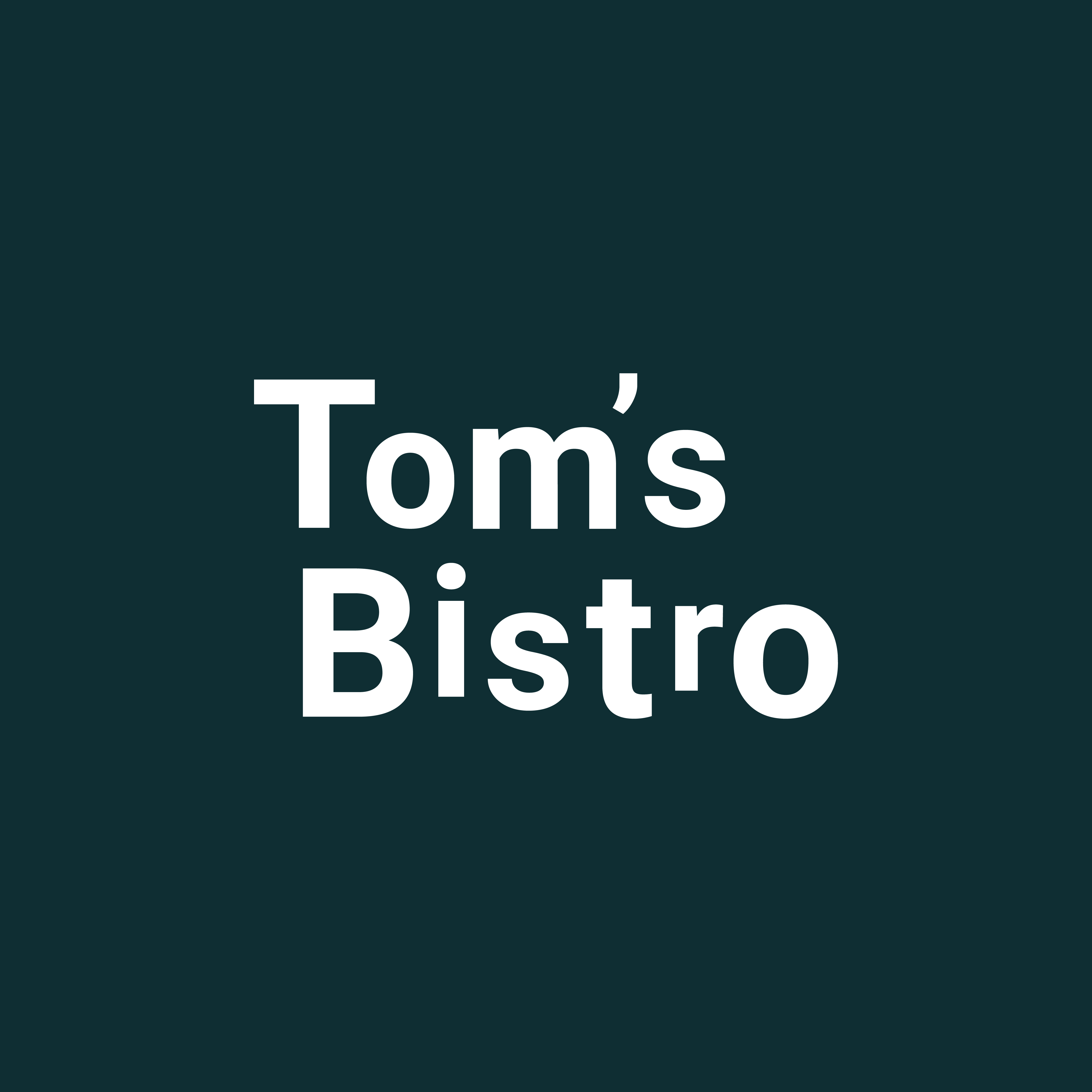 Tom's Bistro Brand Identity