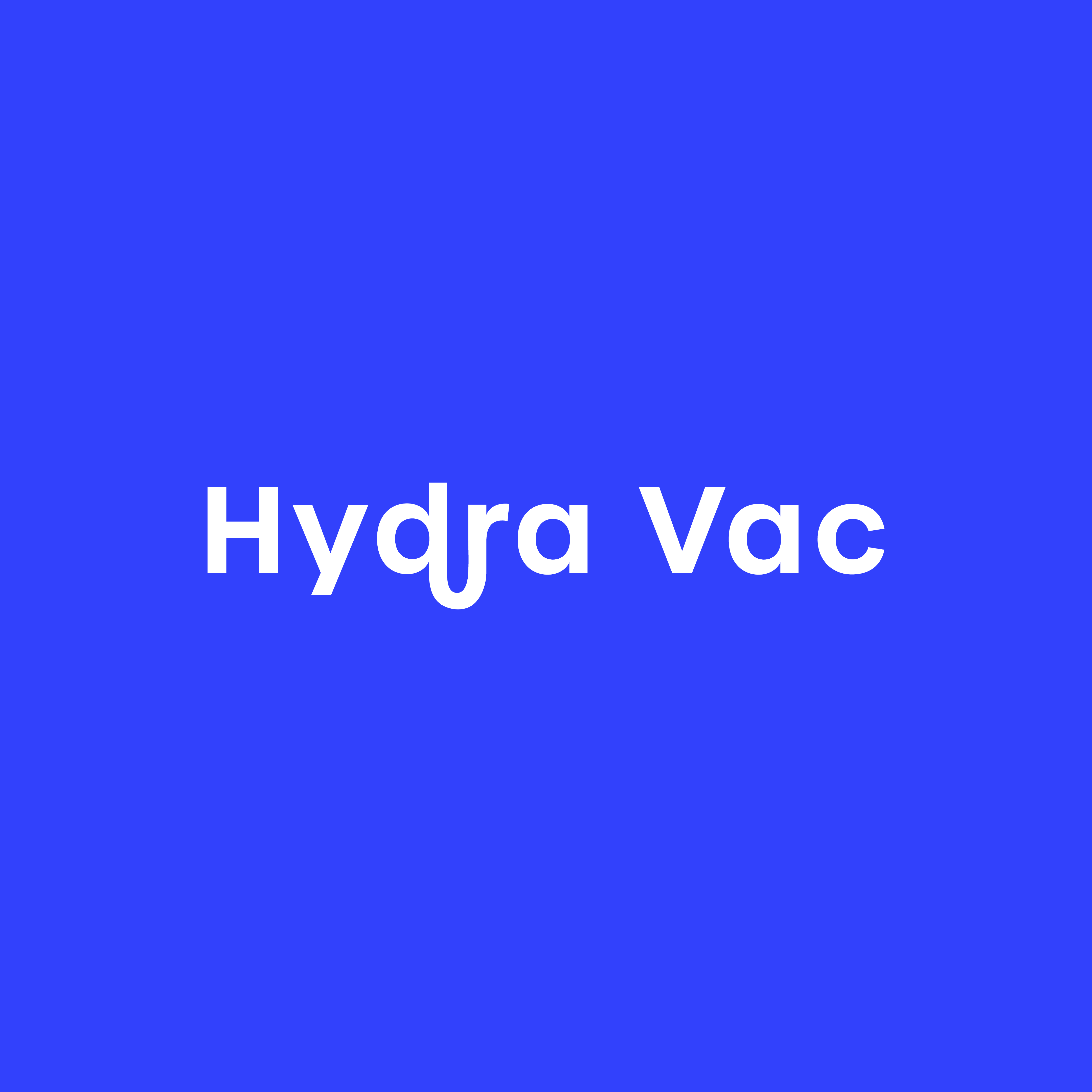 Hydra Vac brand identity design