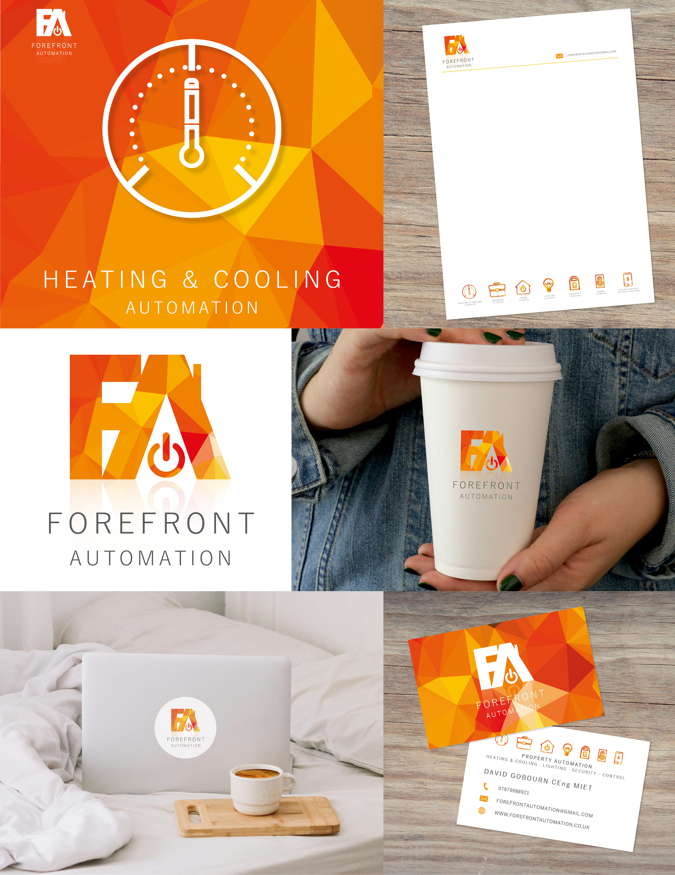 Brand designs created for Forefront Automation Ltd
