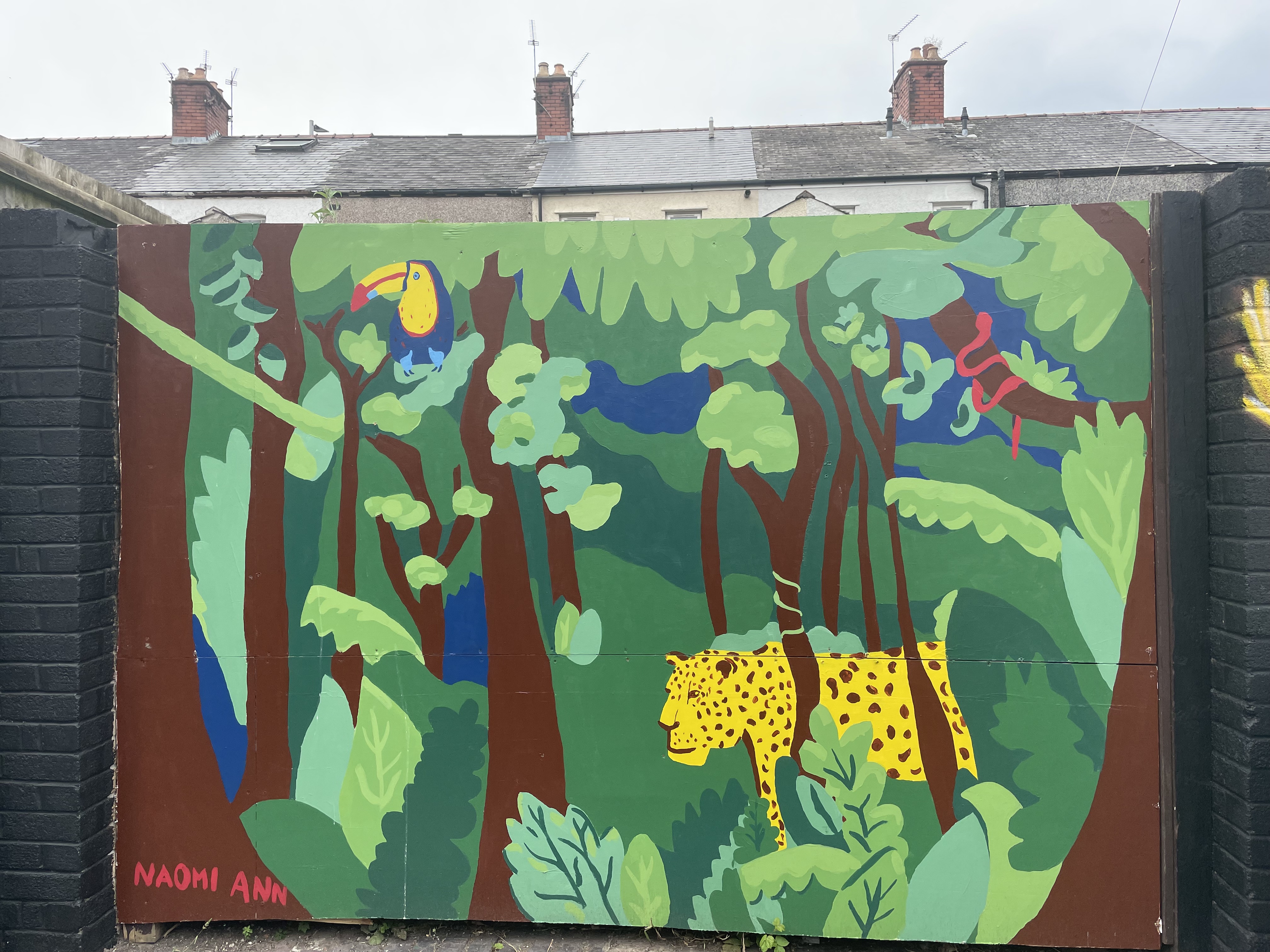 Jungle Mural for Barnabas Art Centre