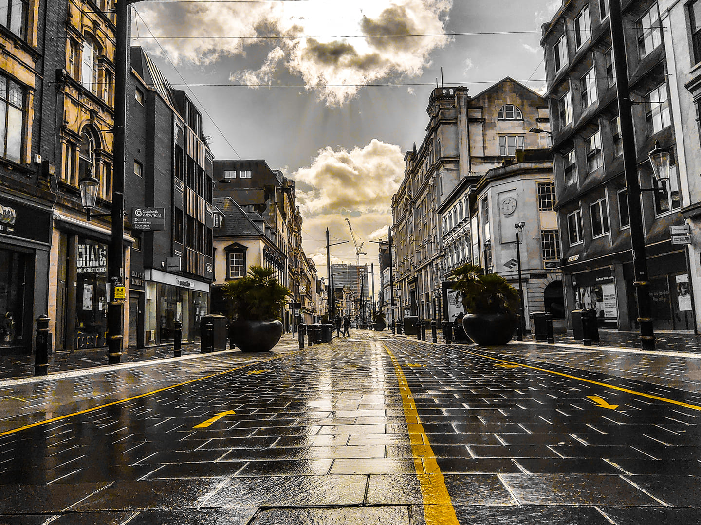 Cardiff High Street lockdown