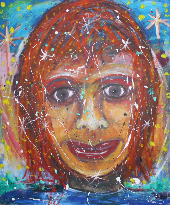 Seren Coch acrylic