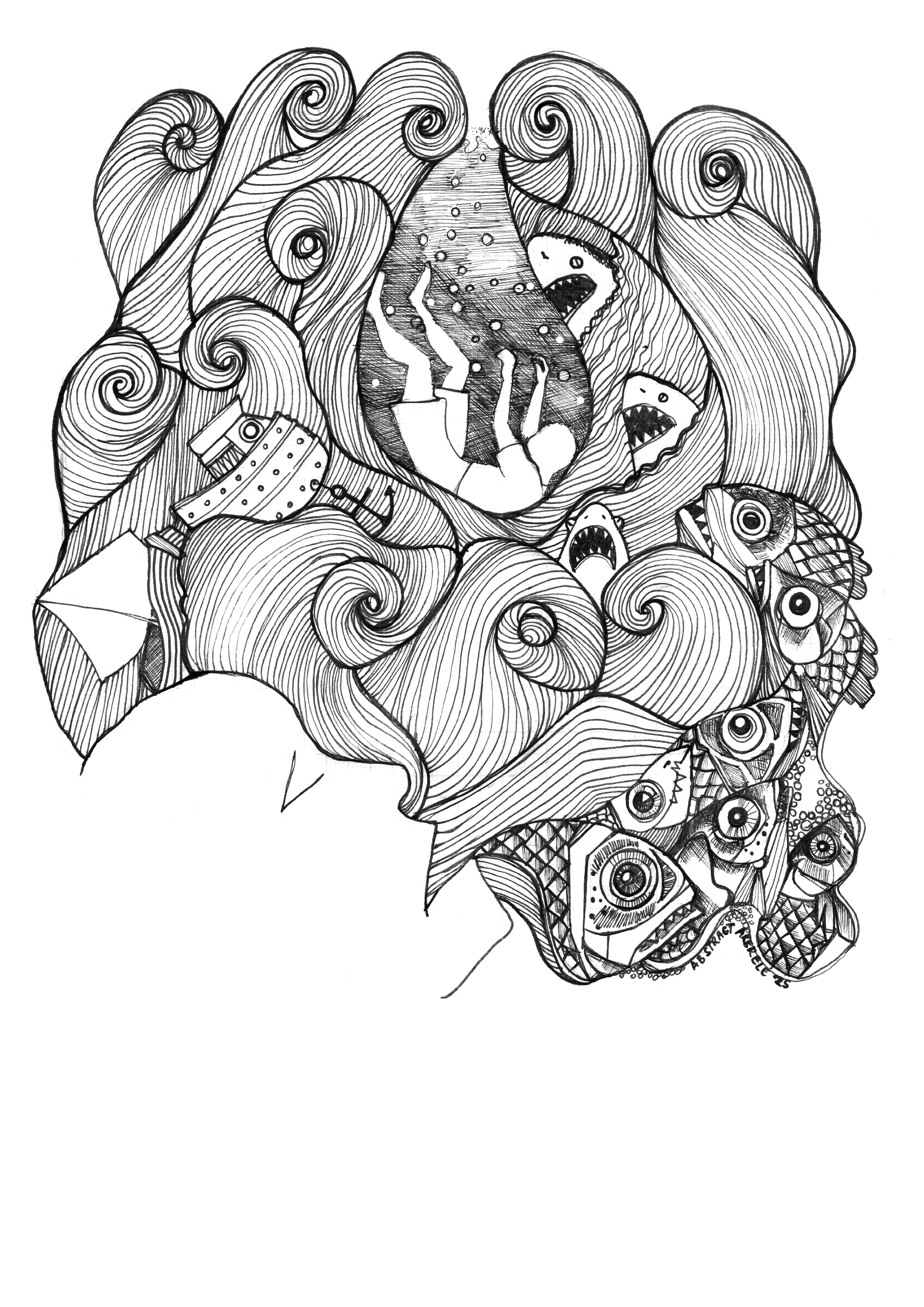 Latest illustration for Eisteddfod LGBTQIA monologue writer. A mothers vicious words against her trans son.