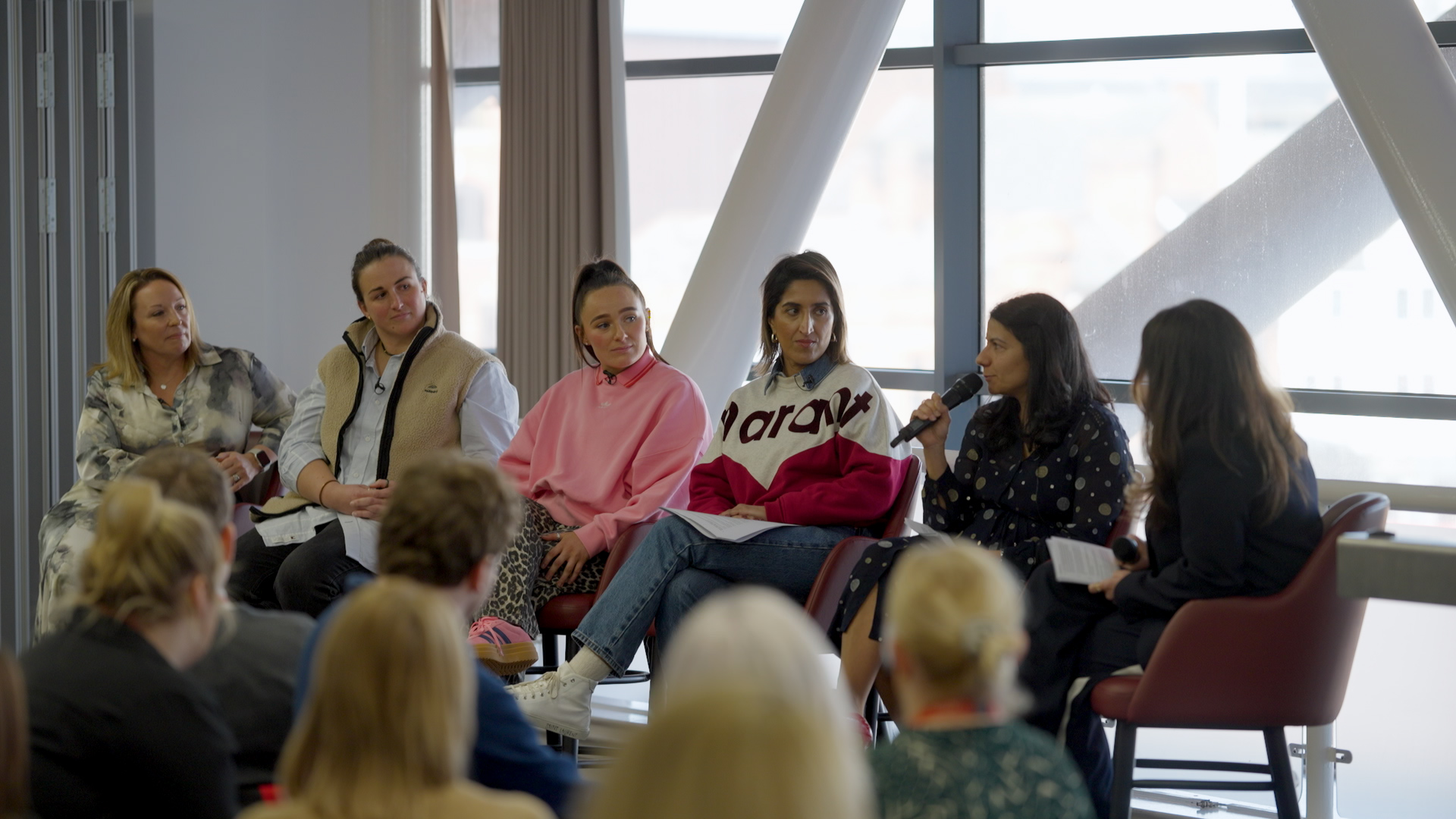 Panel Talk from Welsh Rugby Unions International Women's Day Event