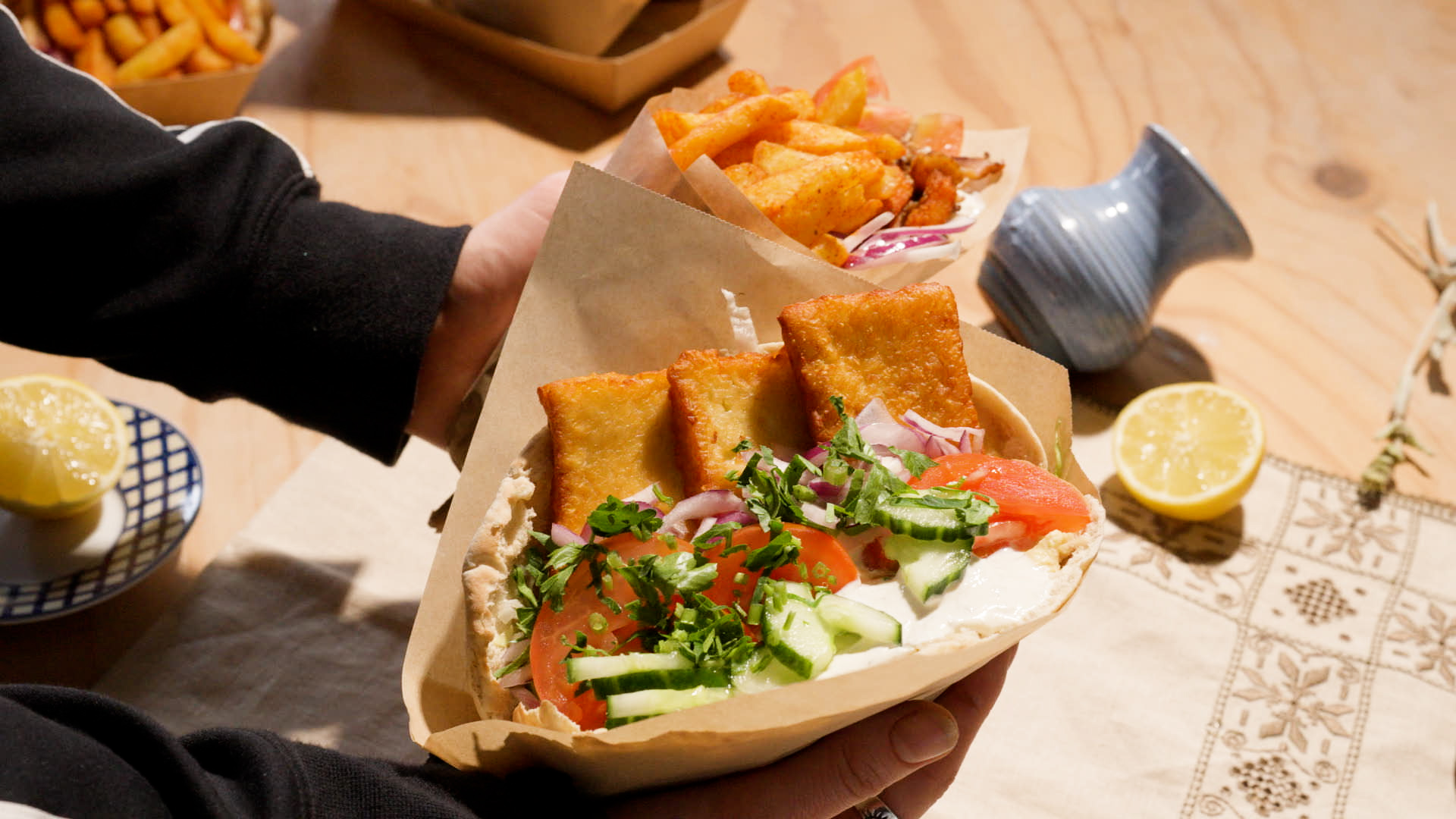 Meat And Greek Food shoot with Luna Tides