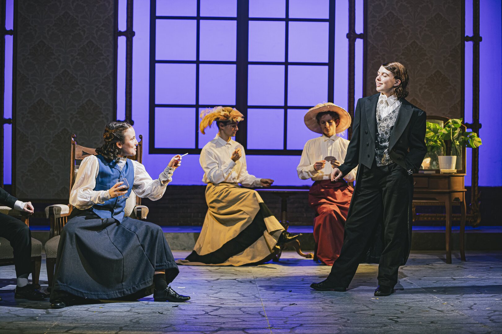 A performance photo from tipping the velvet that I designed