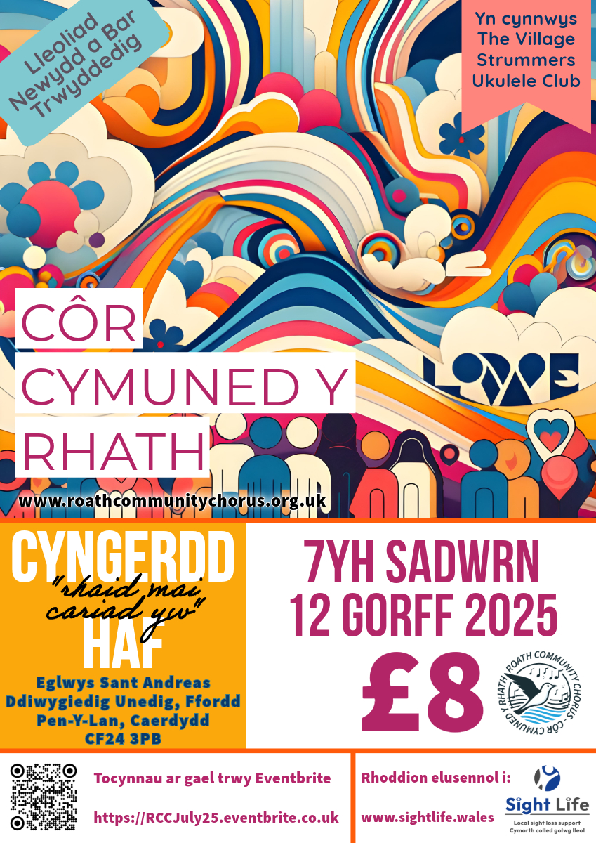 Event poster Welsh