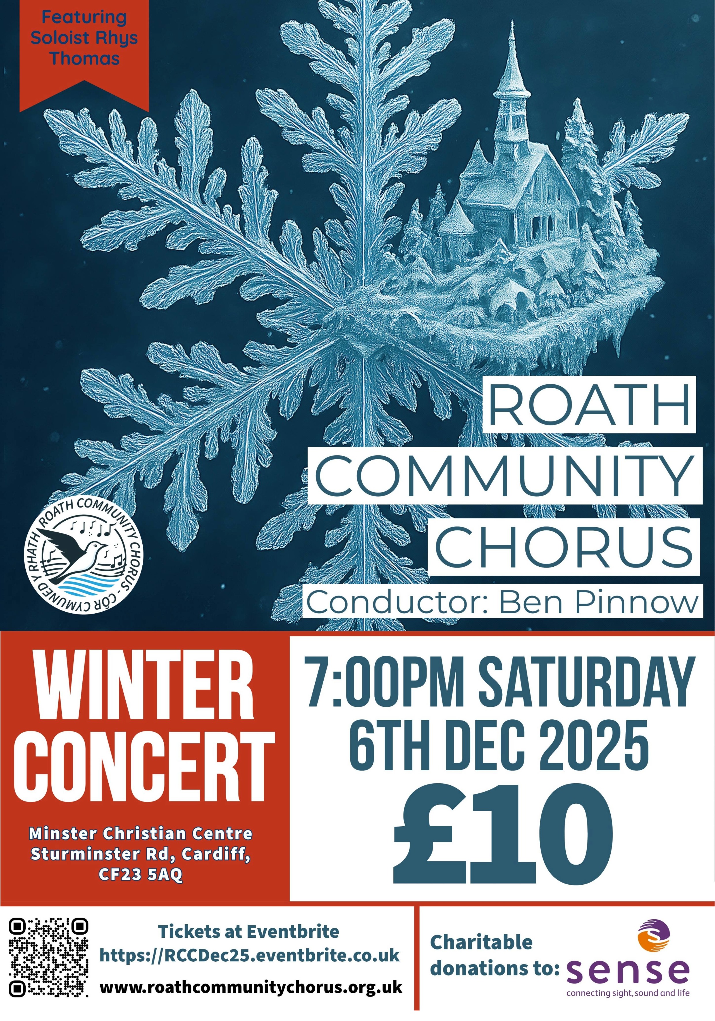 Roath Community Chorus Winter 2025 Concert Poster in English