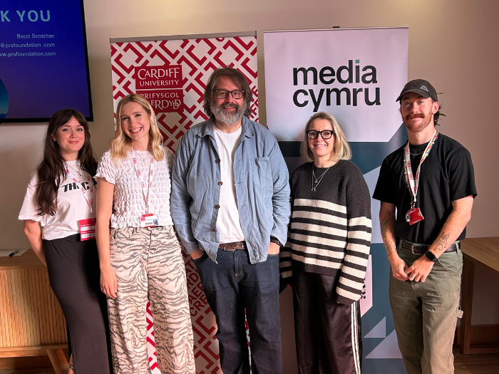 An image of the Creative Cardiff team