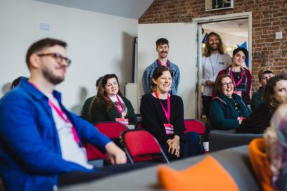 An image of event attendees at Creative Cuppa