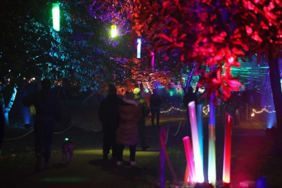 Installation at Christmas at Bute Park